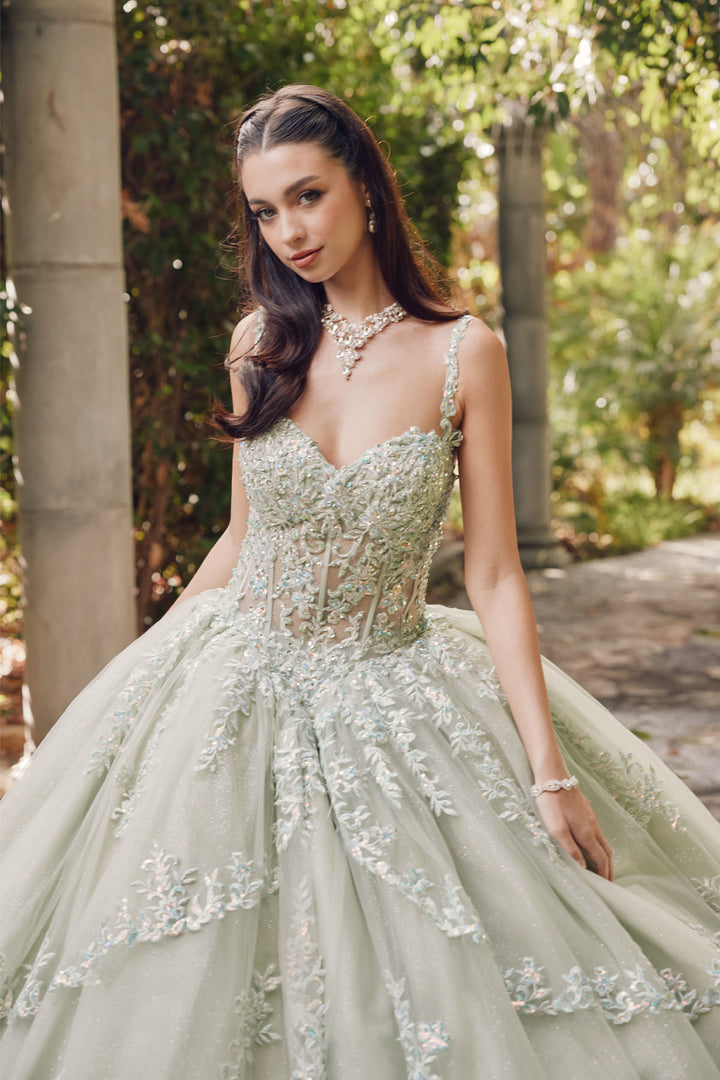 Juliet JT1450J ball gown bodice detail view