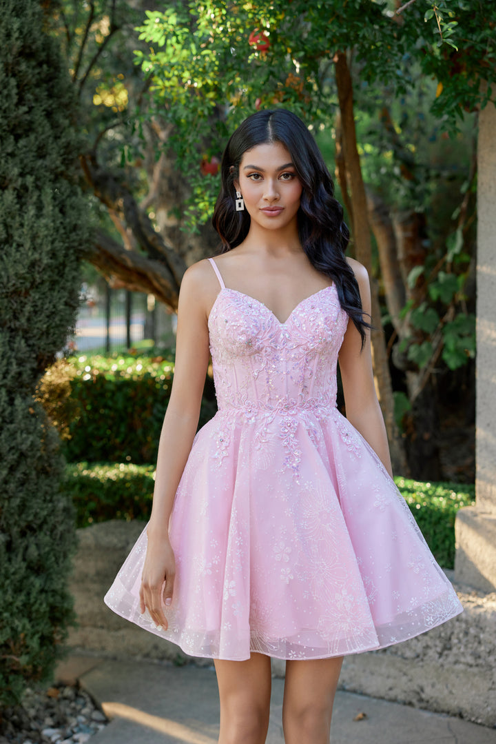 Juliet JT985L homecoming dress front view, option 4