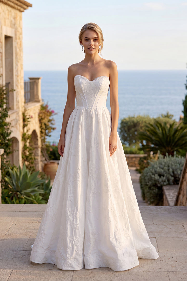 Juliet JT2692AW A-line bridal gown front view