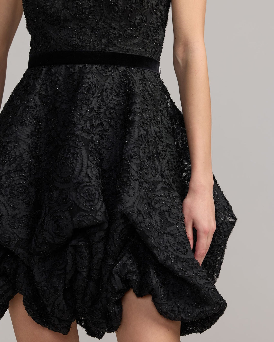 Mac Duggal 21416 Strapless Bubble Hem Mini Dress