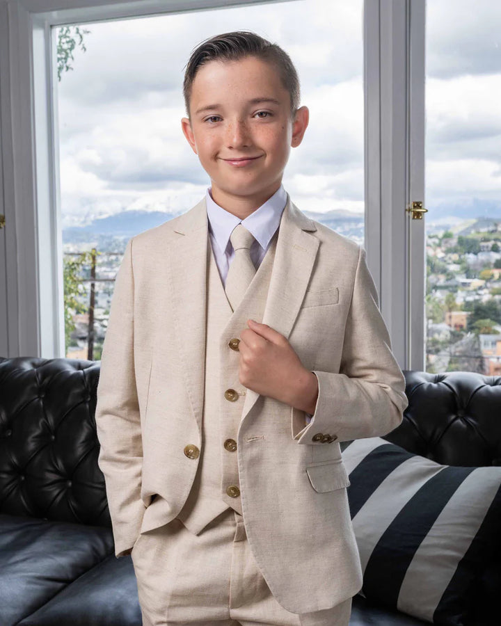 CLEO By Peanut Butter Collection Oasis Safari Sand FG Kids suit - FOSTANI.com