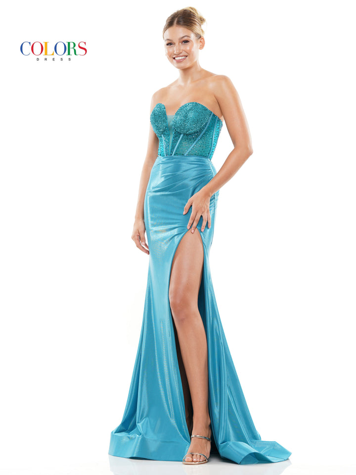 COLORS 3138 DRESS - FOSTANI