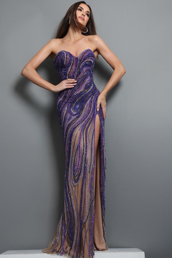 Jovani 42516 Crystal Embellished Pageant Dress
