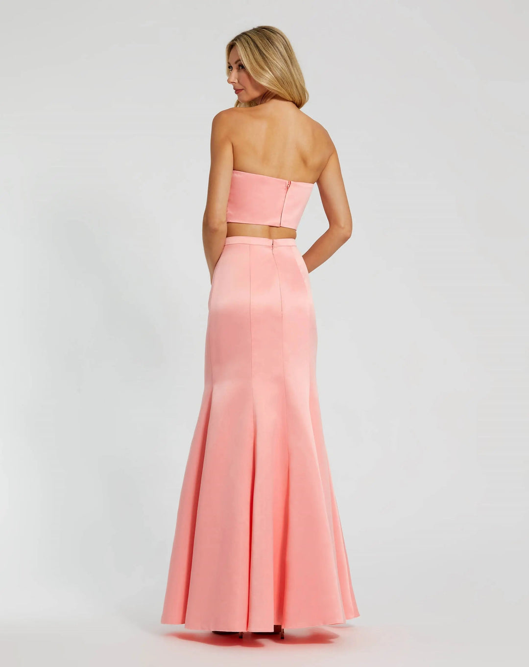 Mac Duggal 49832 Strapless Bow Top and Mermaid Skirt 2 Piece Set