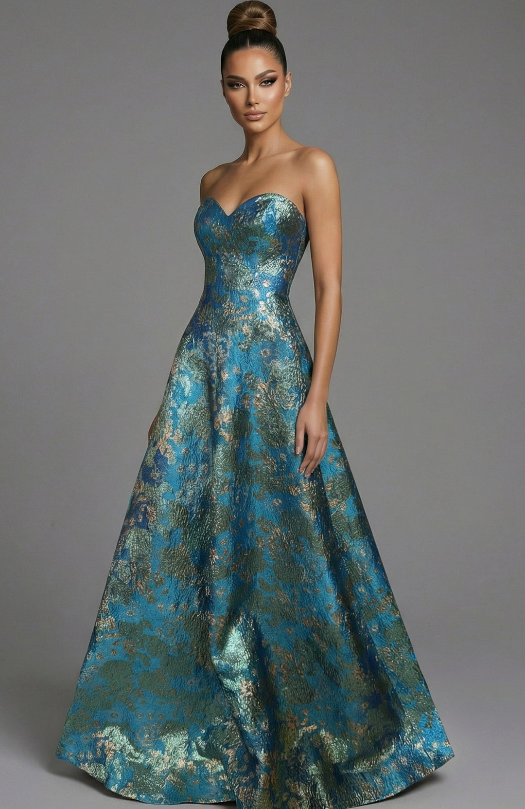 Jovani 51694 Strapless Sweetheart Ball Gown