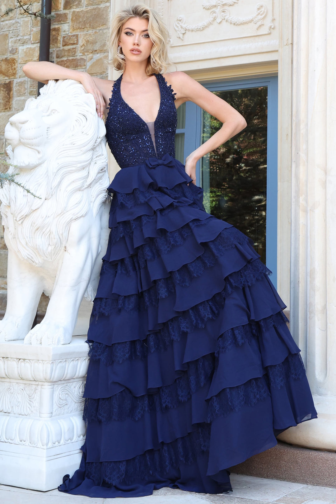 Jovani 52157 prom dress - front view