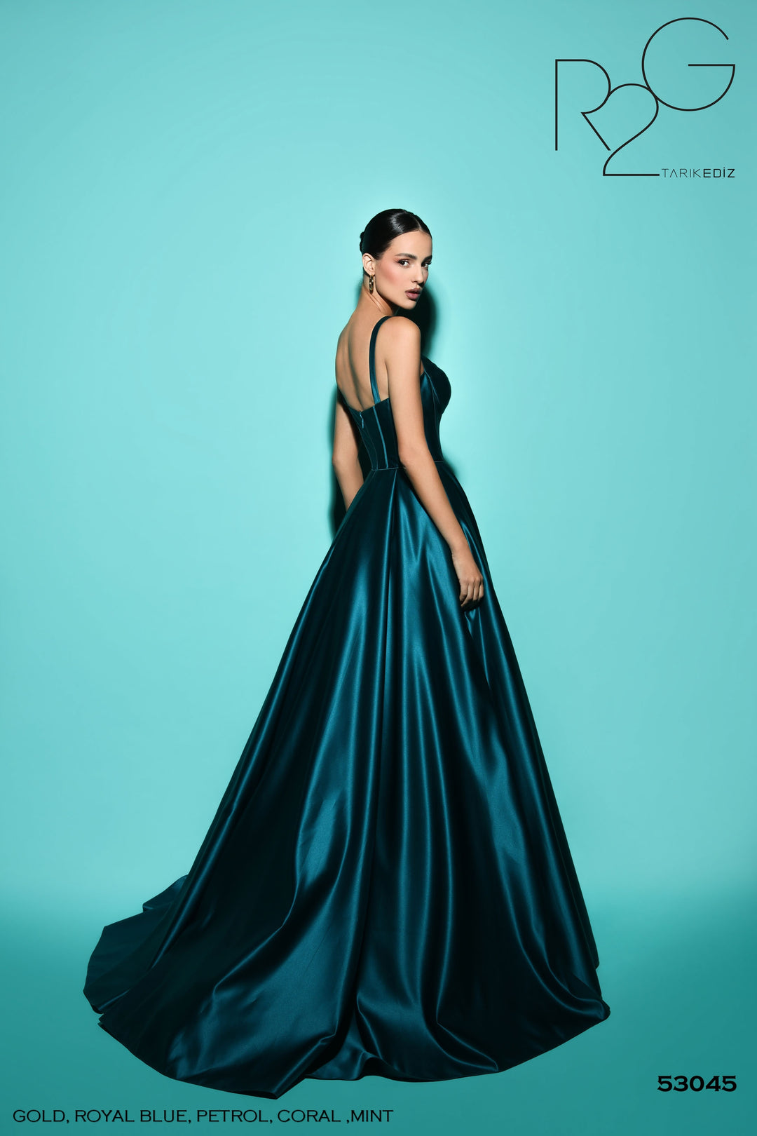 TARIK EDIZ 53045 DRESS - FOSTANI