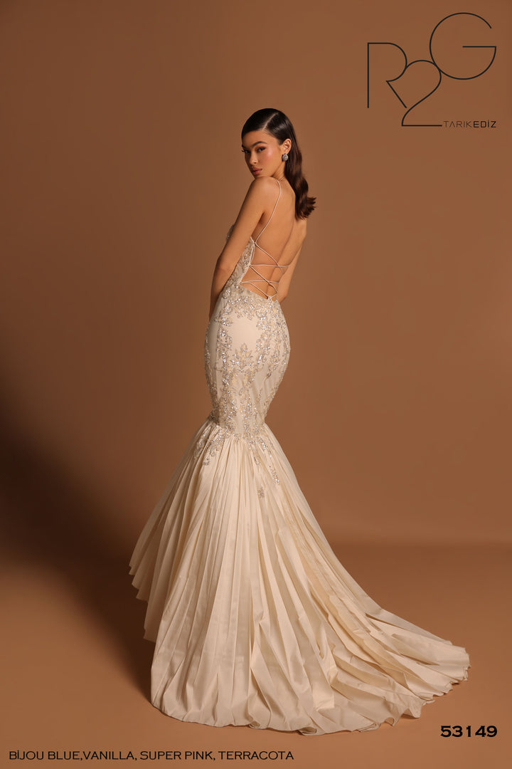 TARIK EDIZ 53149 DRESS - FOSTANI