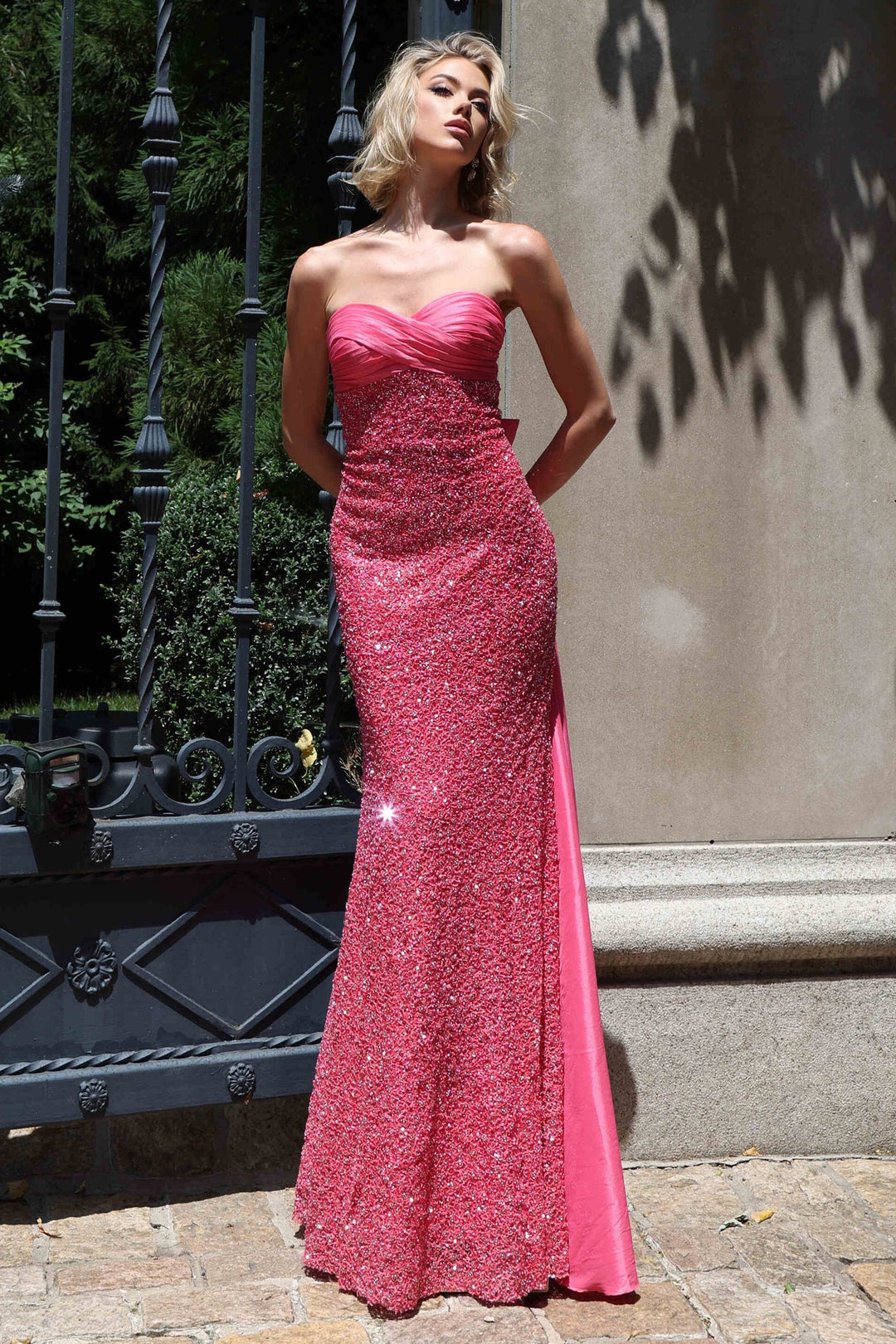 Jovani 53651 prom dress - front view