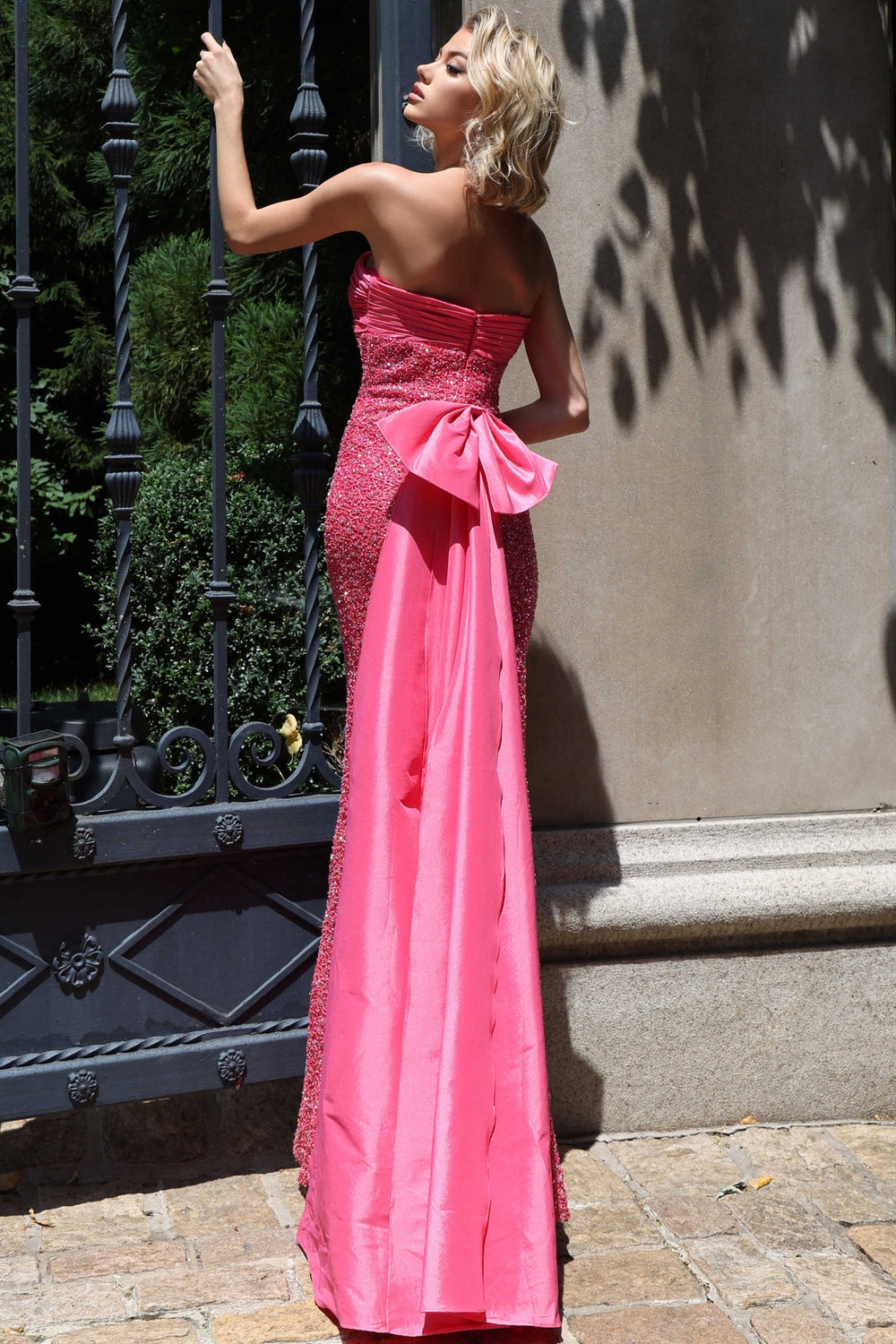 Jovani 53651 prom dress - 3-quarter view