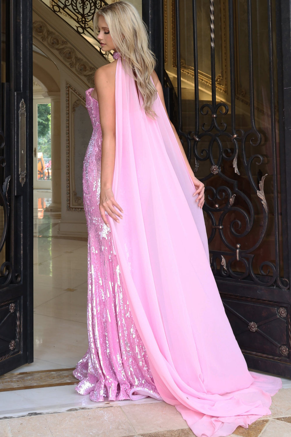 Jovani 53723 prom dress - 3-quarter view