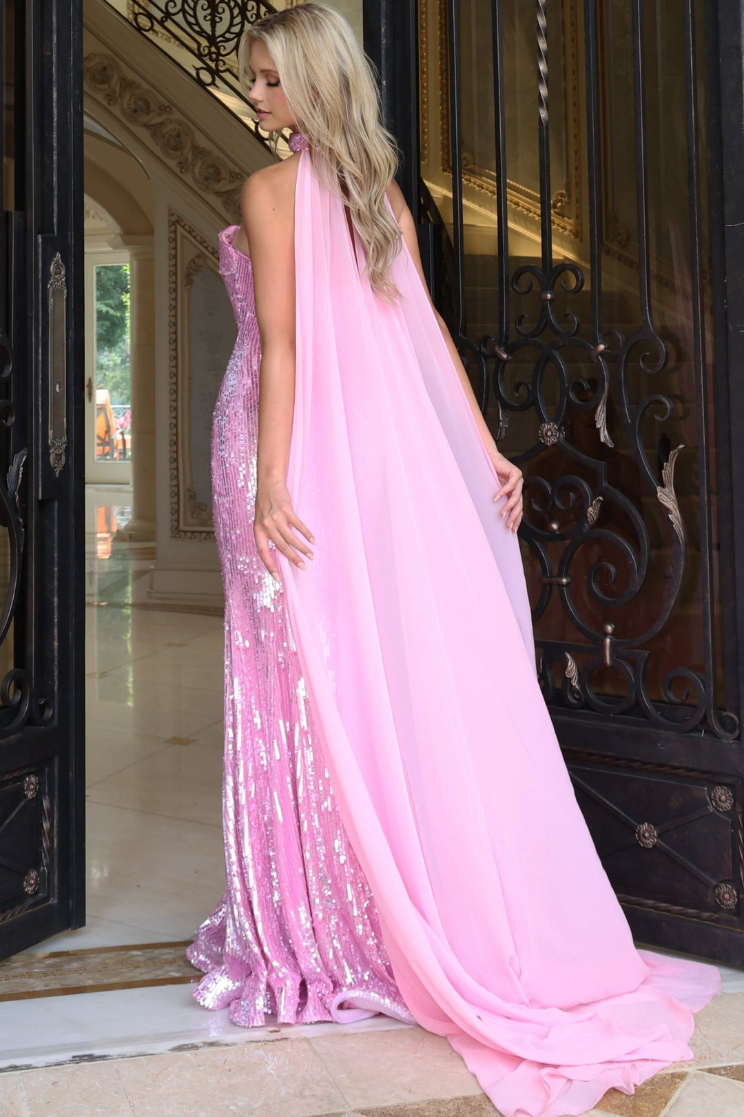 Jovani 53723 prom dress - 3-quarter view