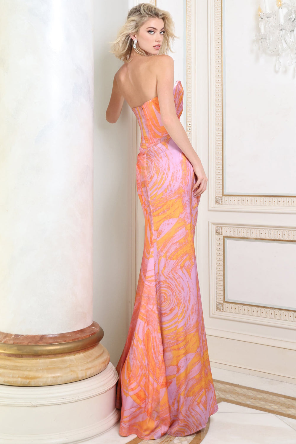 Jovani 54194 prom dress - 3-quarter view