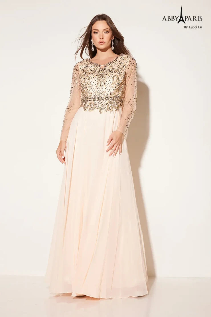 Abby Paris 96040W Dress - FOSTANI.com