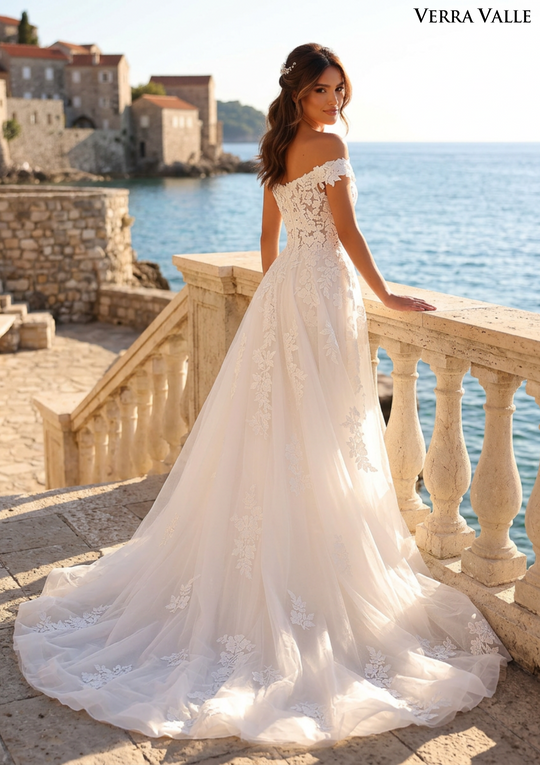 Clarisse 900414 Floral Lace Bridal Dress