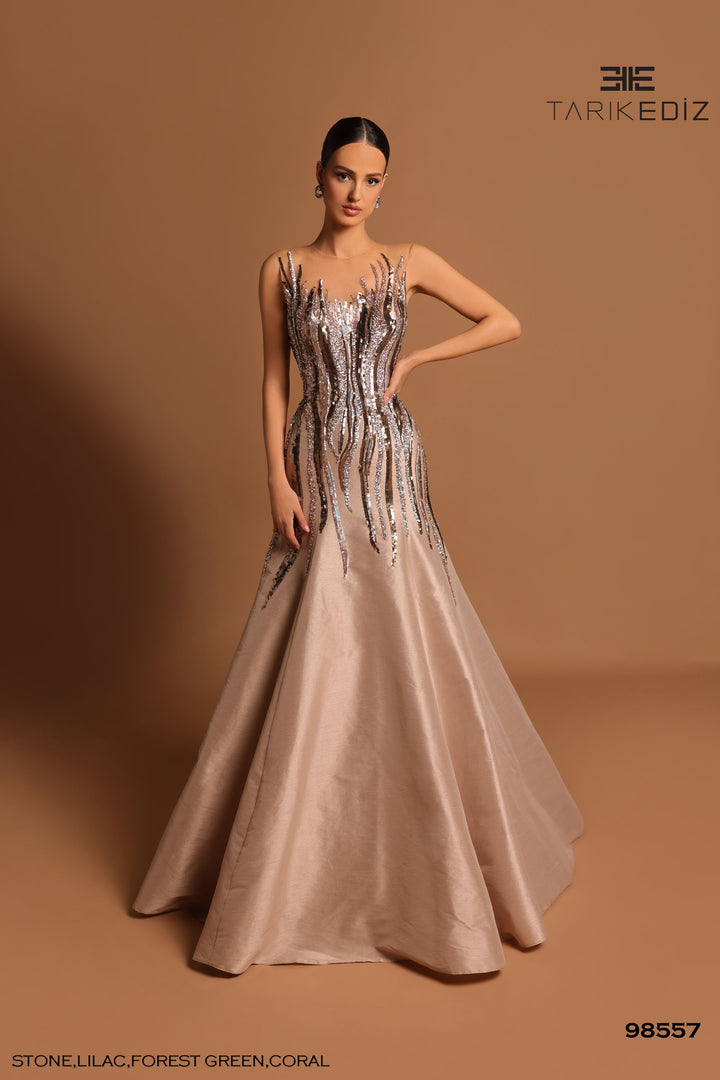 TARIK EDIZ 98557 Dress - FOSTANI