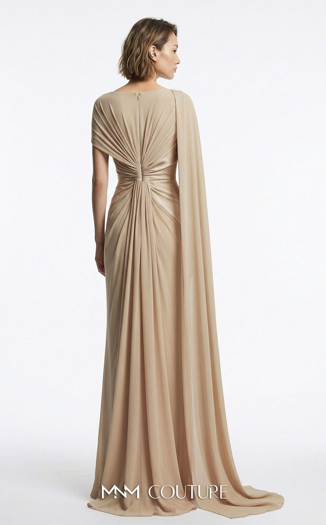 MNM Couture E0160 Sleeveless Floor-Length Couture Dress
