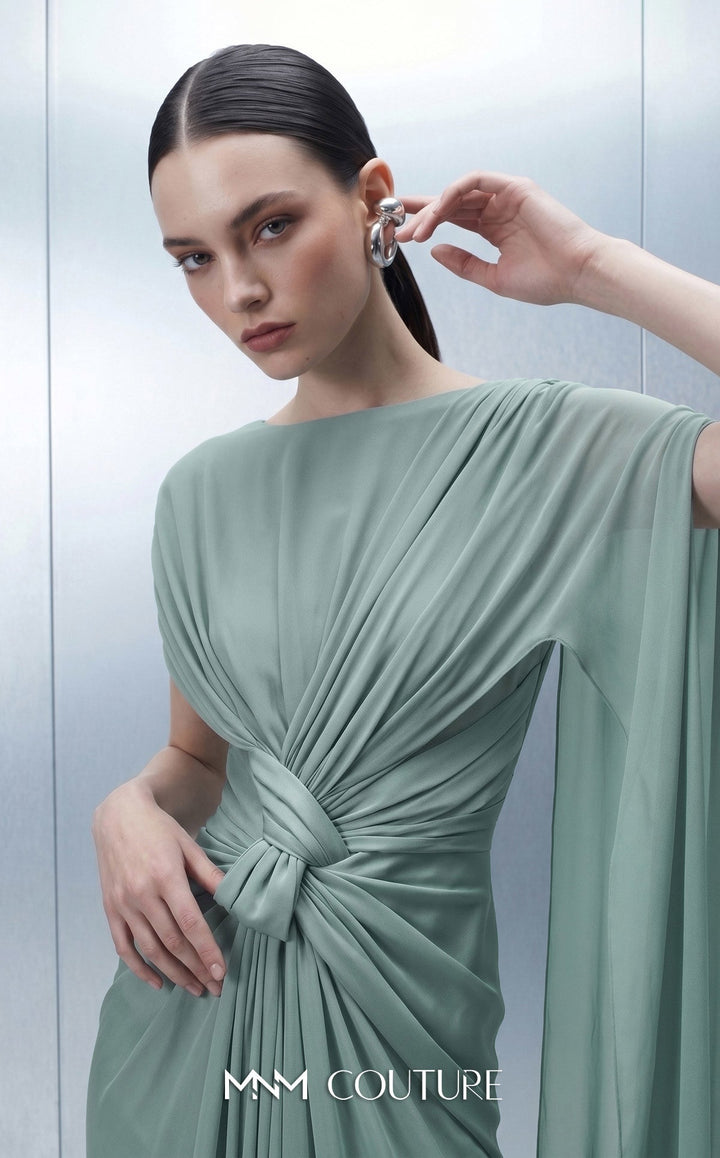 MNM Couture E0160 Sleeveless Floor-Length Couture Dress