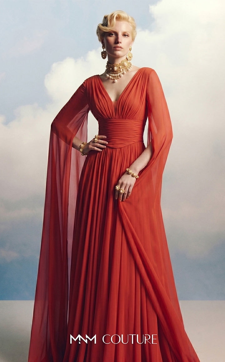 Fouad Sarkis F02862A gown, front view alternate