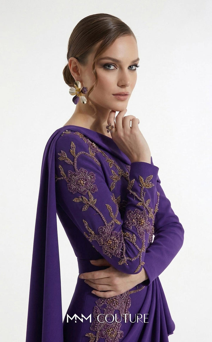 Fouad Sarkis F03039 gown, alternate colourway detail