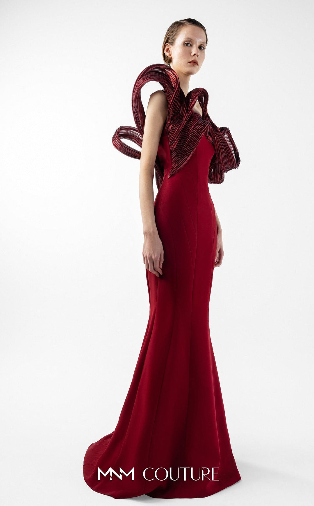 Gaby Charbachy G2009 Off-the-Shoulder Trumpet Mermaid Couture Dress