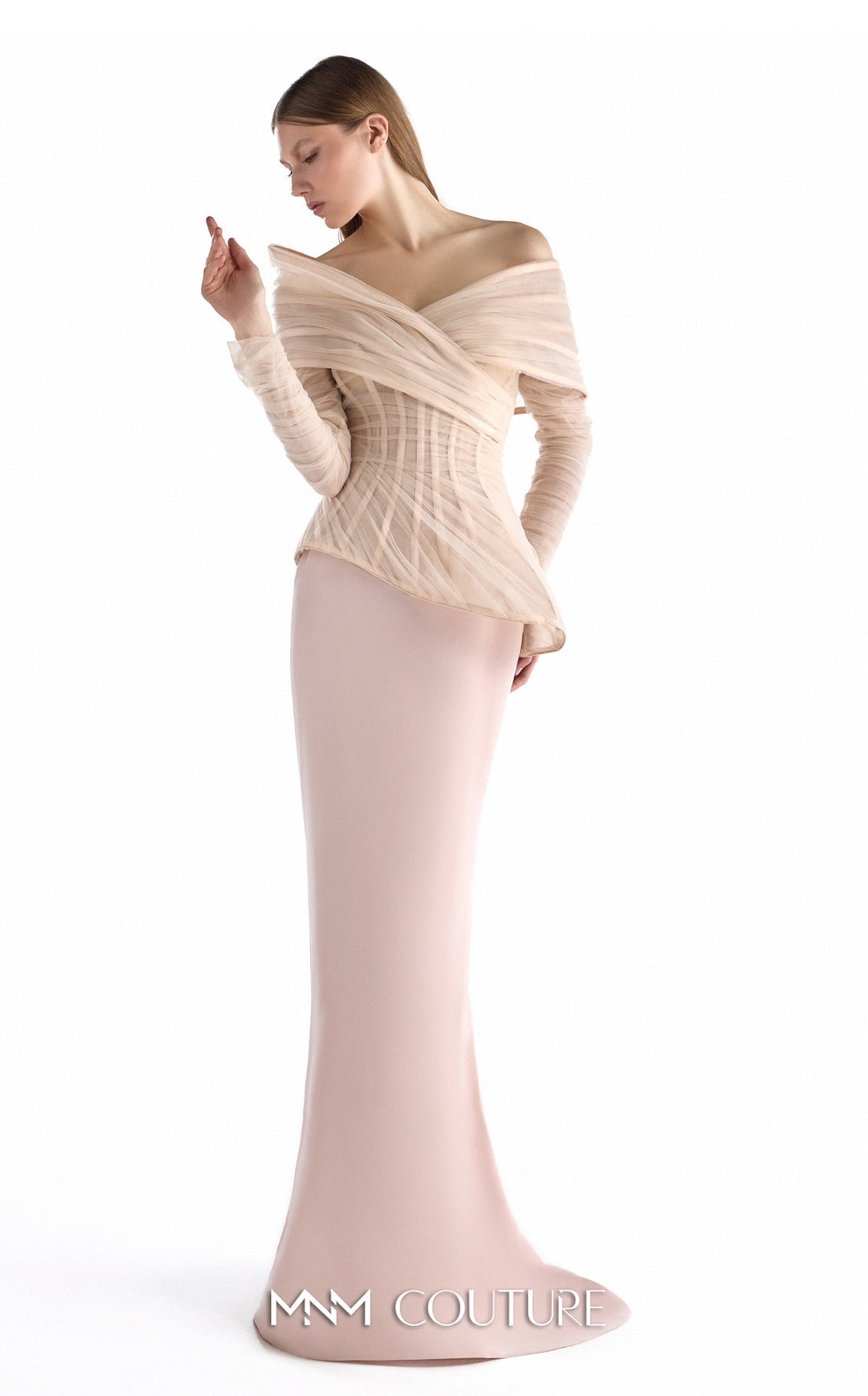 Gaby Charbachy G2249 couture gown, front view