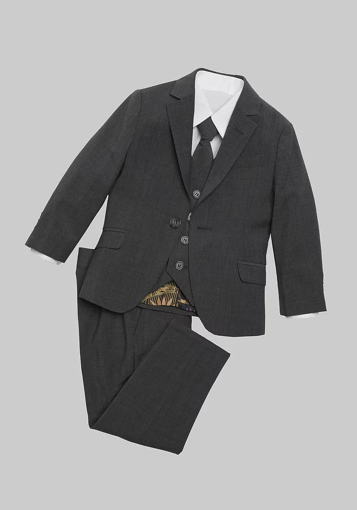 CLEO ByPeanut Butter Collection Luxor Giza Charcoal Kids suit - FOSTANI.com