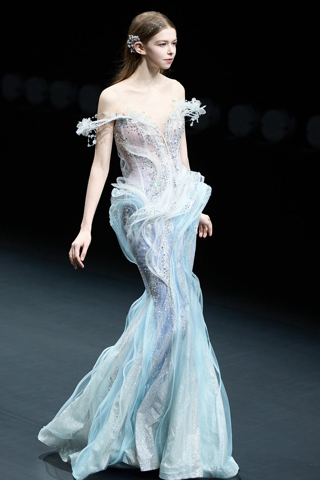 Linh Nga LMBCT363 Dress - FOSTANI.com