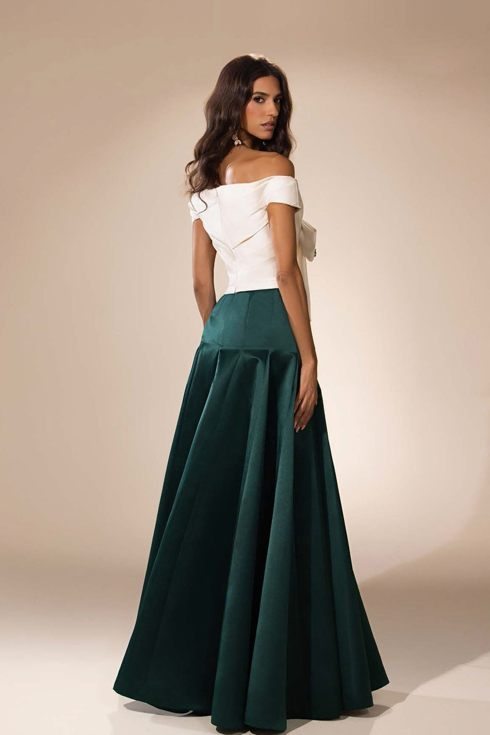 Off-The-Shoulder A-Line Dress - FOSTANI.com