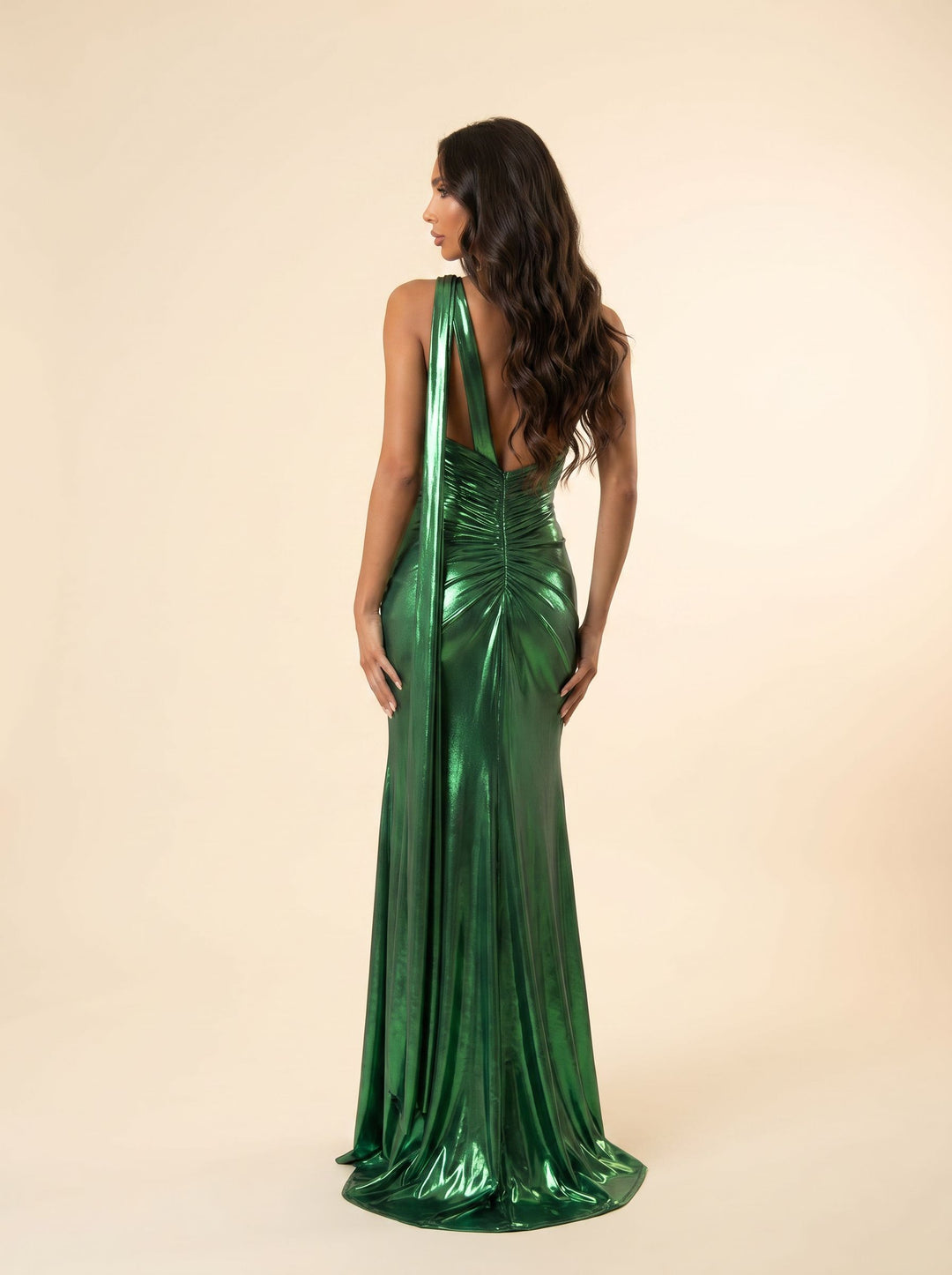Modessa Couture M26701 One-Shoulder Sleeveless Keyhole Cutout Prom Dress 2026 - FOSTANI.com