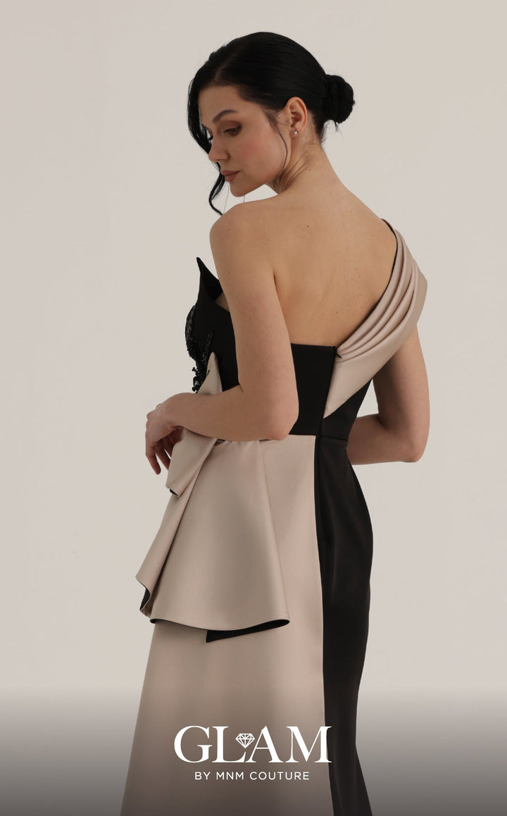 MNM Couture O07853 Sweetheart Sleeveless Modified A-Line Couture Dress