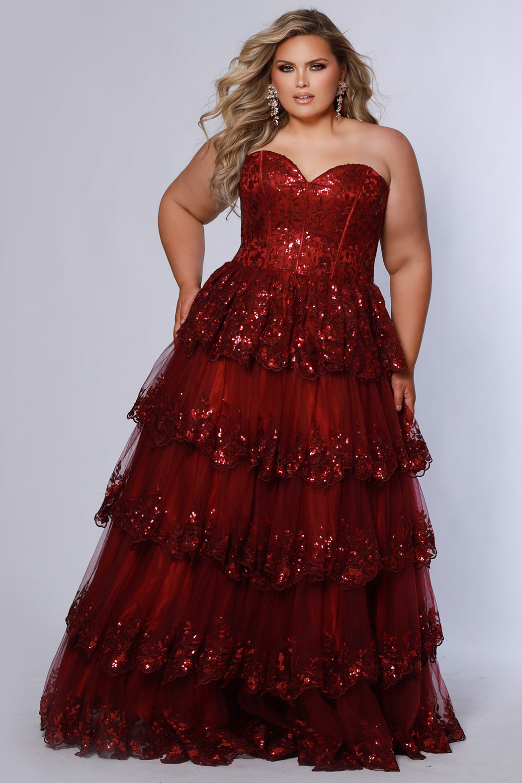 Sydney's Closet sc7398 Dress - FOSTANI.com
