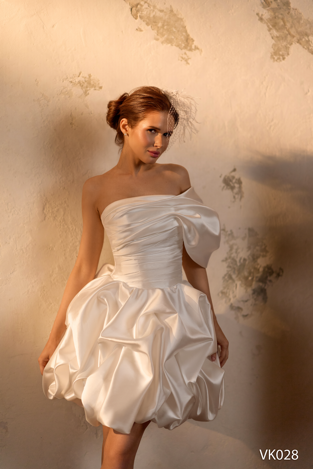 Vissaria VK028 One-Shoulder Corset Dress - FOSTANI.com