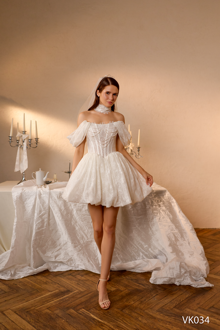 Vissaria VK034 Straight Neckline Sleeveless Corset Back Dress - FOSTANI.com