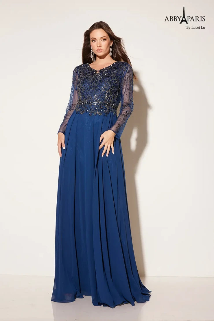 Abby Paris 96040W Dress - FOSTANI.com