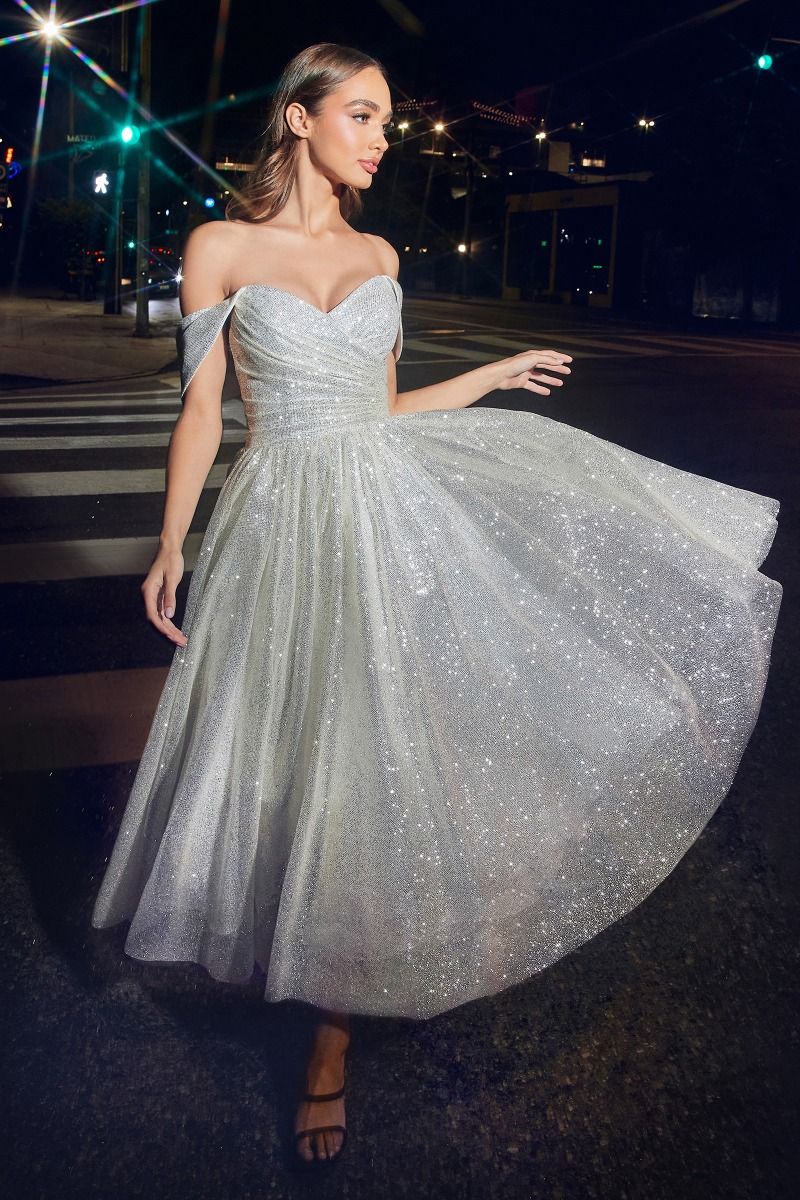 CINDERELLA CD869W DRESS - FOSTANI