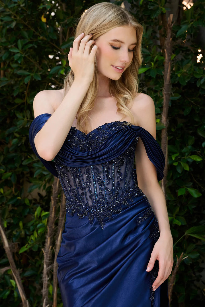 GLS Collective GL3852 sweetheart bodice and off-shoulder strap detail