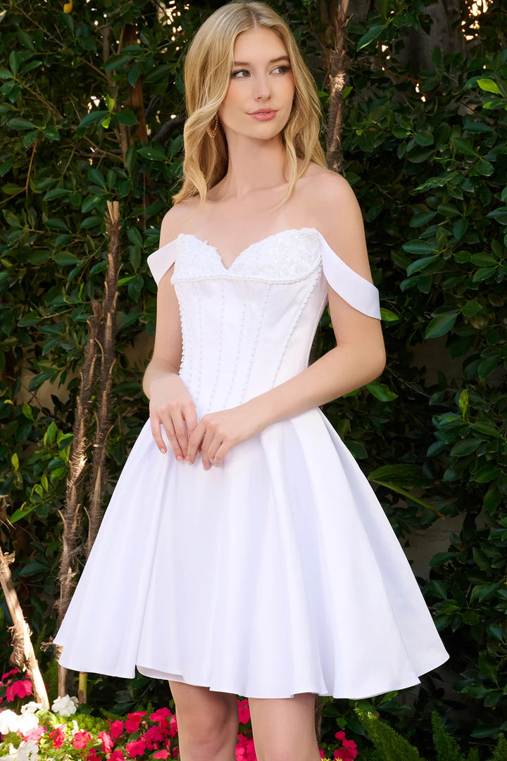 GLS Collective GS3855 layered corset bodice detail