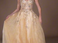 Ladivine C177 Spaghetti Strap Embellished Corset A-Line Ball Gown