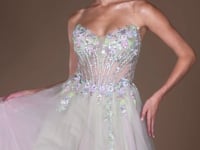 Ladivine CD2418 Sweetheart Corset Ball Gown Dress