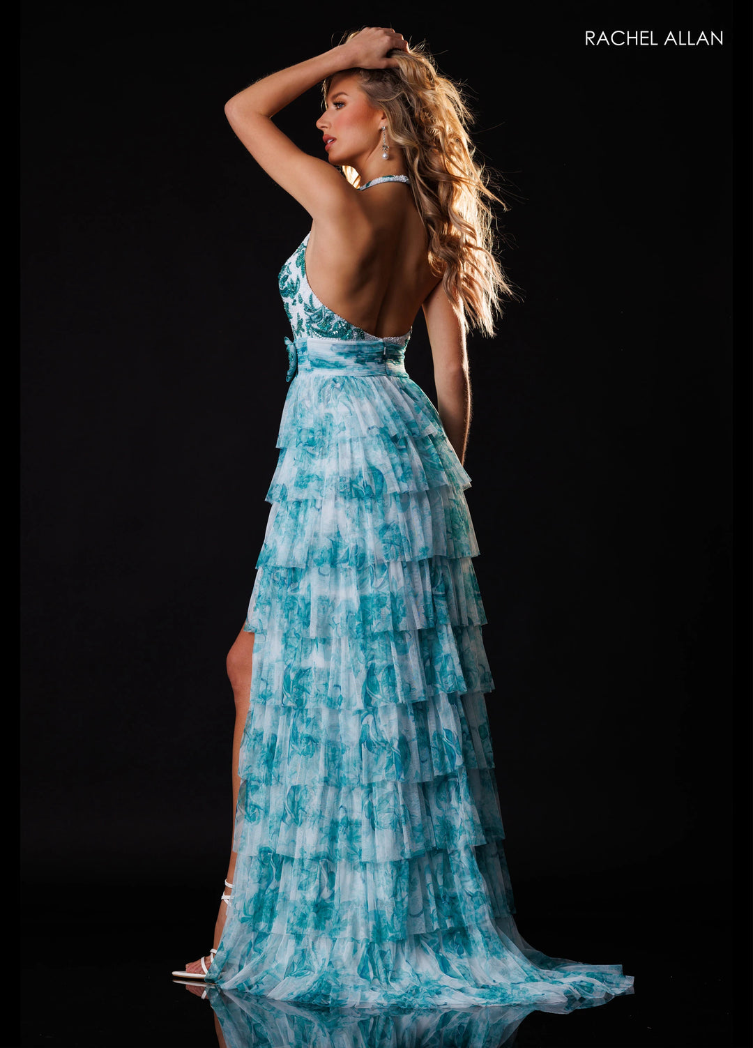 Rachel Allan 70985 Beaded Tulle Prom Dress 2026