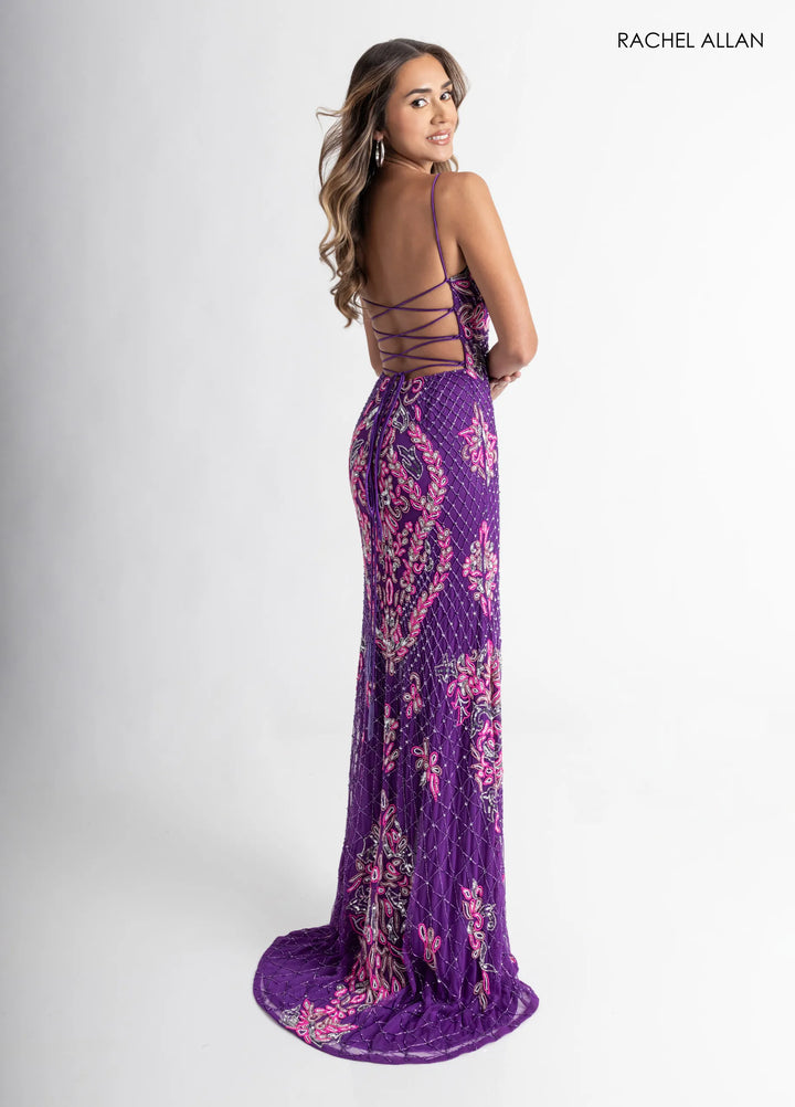 Rachel Allan 70734 Beaded Shimmer Prom Dress 2026 - FOSTANI.com