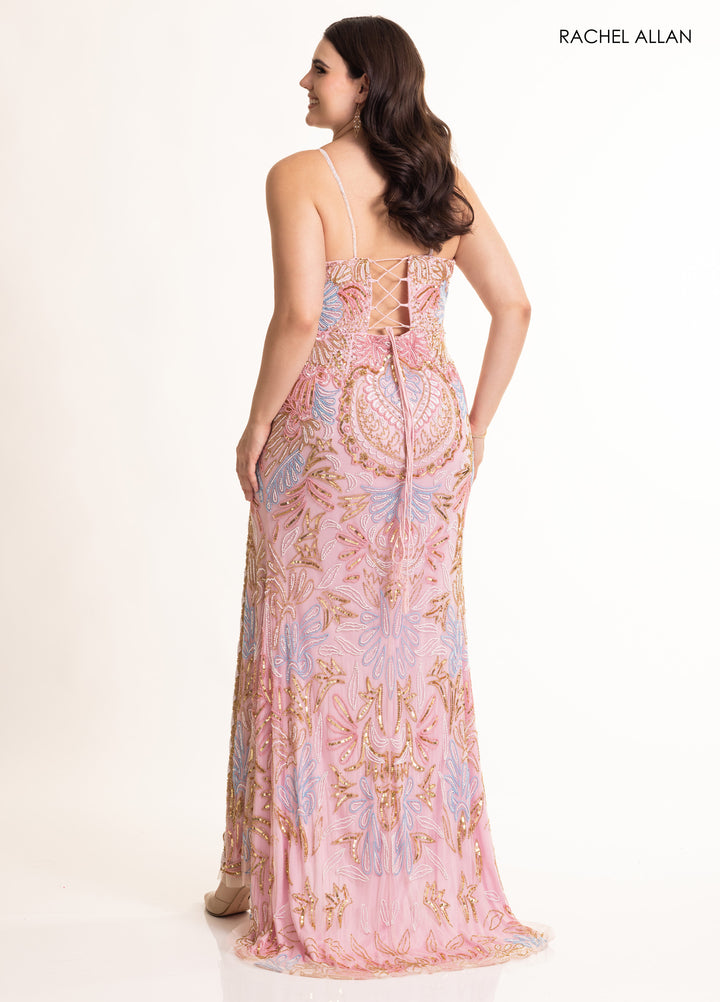 Rachel Allan 70002 Beaded Shimmer Prom Dress 2026
