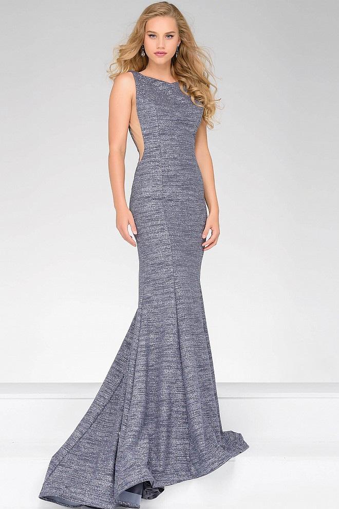 Jovani - Glamorous Low Back Prom Dress 45830 - FOSTANI